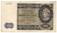 500 złotych 1940 r. - Góral - Seria A
